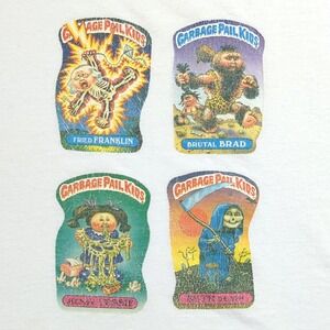 American‎ Apparel Garbage Pail Kids T Shirt XL White Classic Y2K USA Made